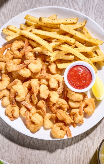 35 fried shrimp